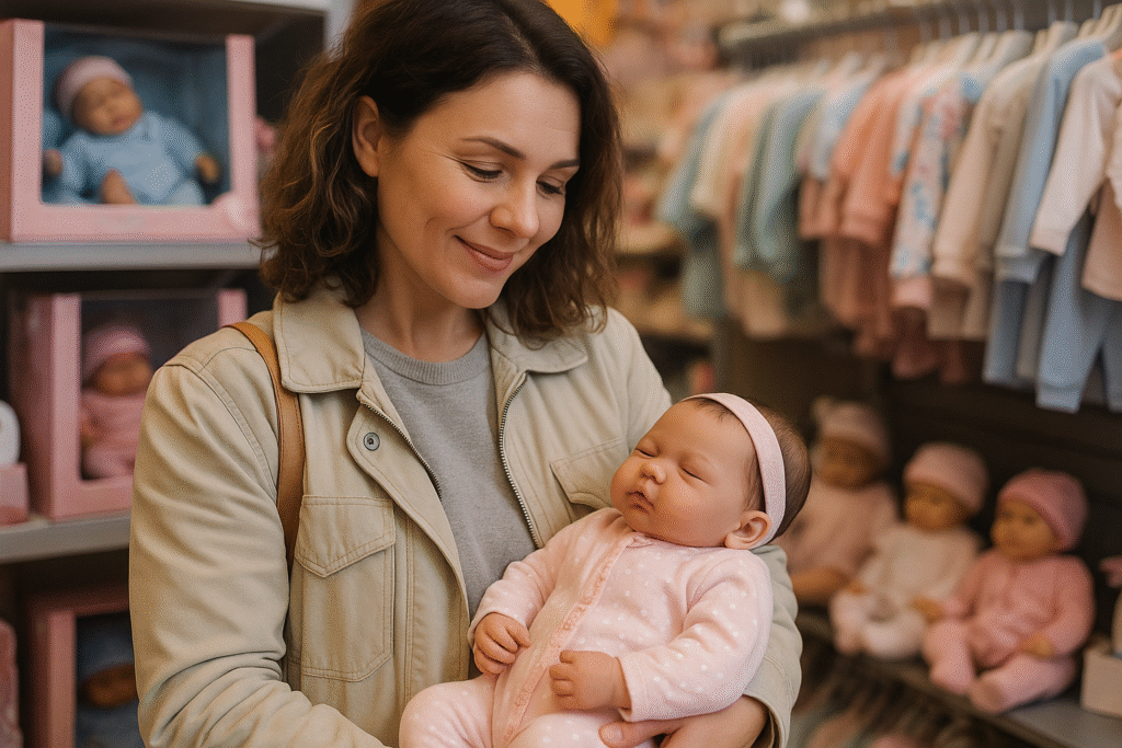 Comprando bebe reborn
