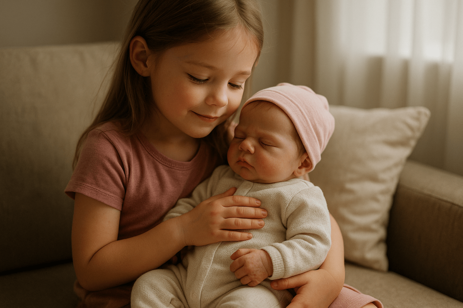 Menina Segurando o bebe reborn