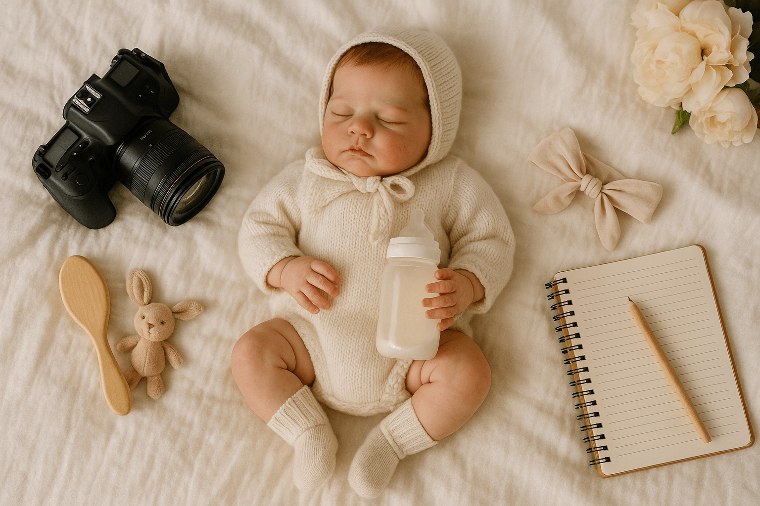 Bebe Reborn e Câmera para foto